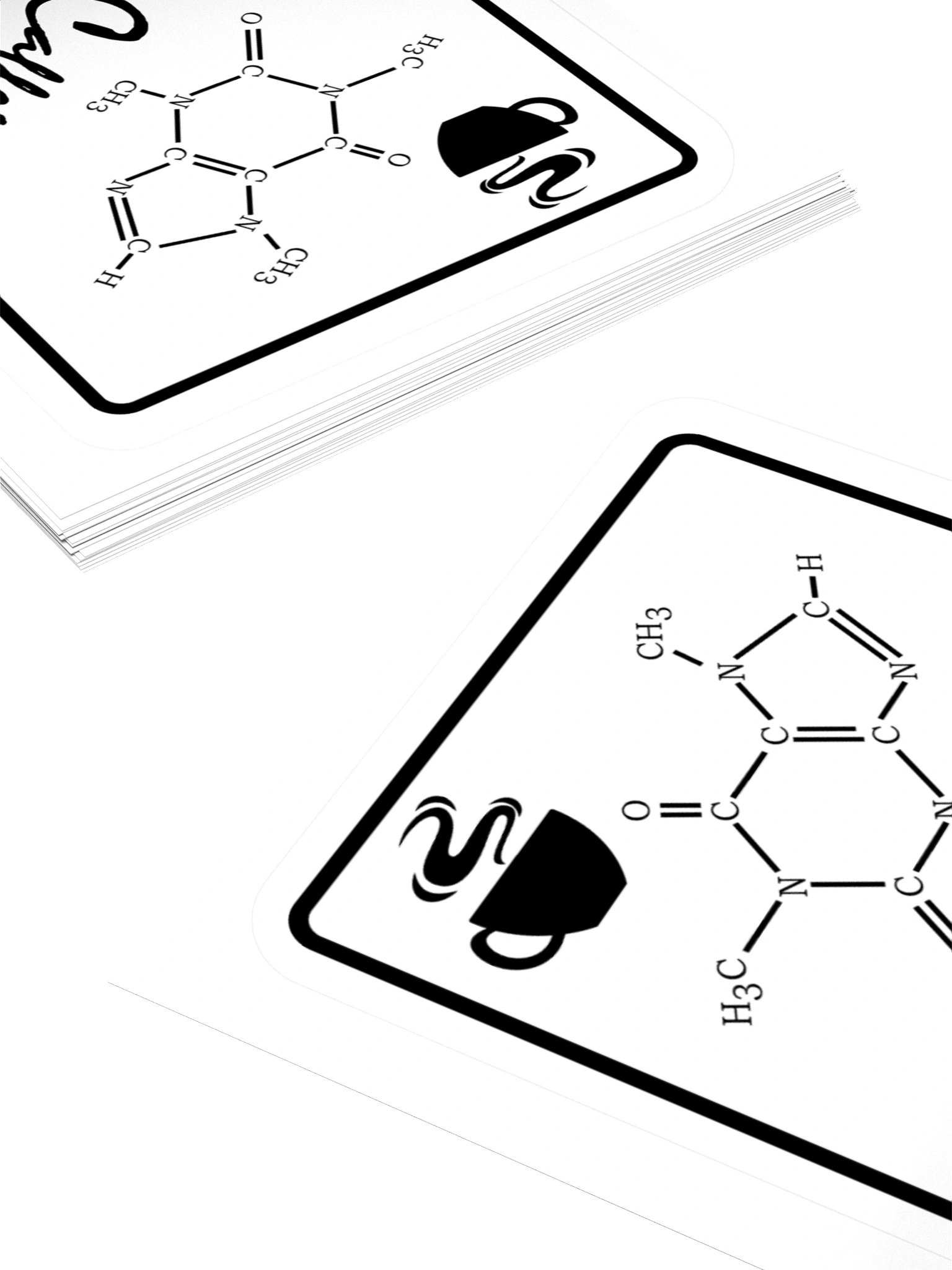 Caffeine Chemistry Kiss Cut Stickers product image (10)