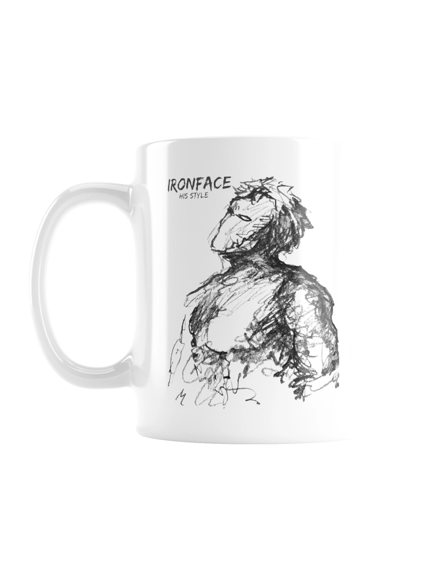 Ironface: His Style - White Mug product image (1)