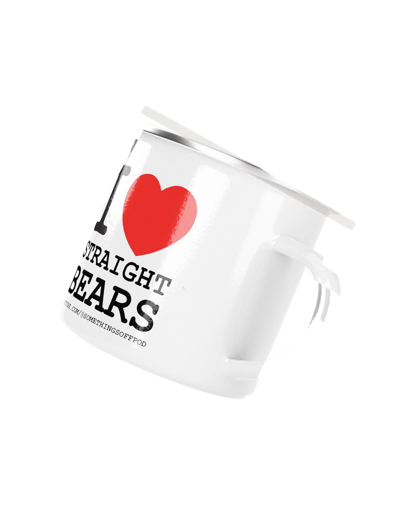 I ❤️ Straight Bears Fancy Mug product image (3)
