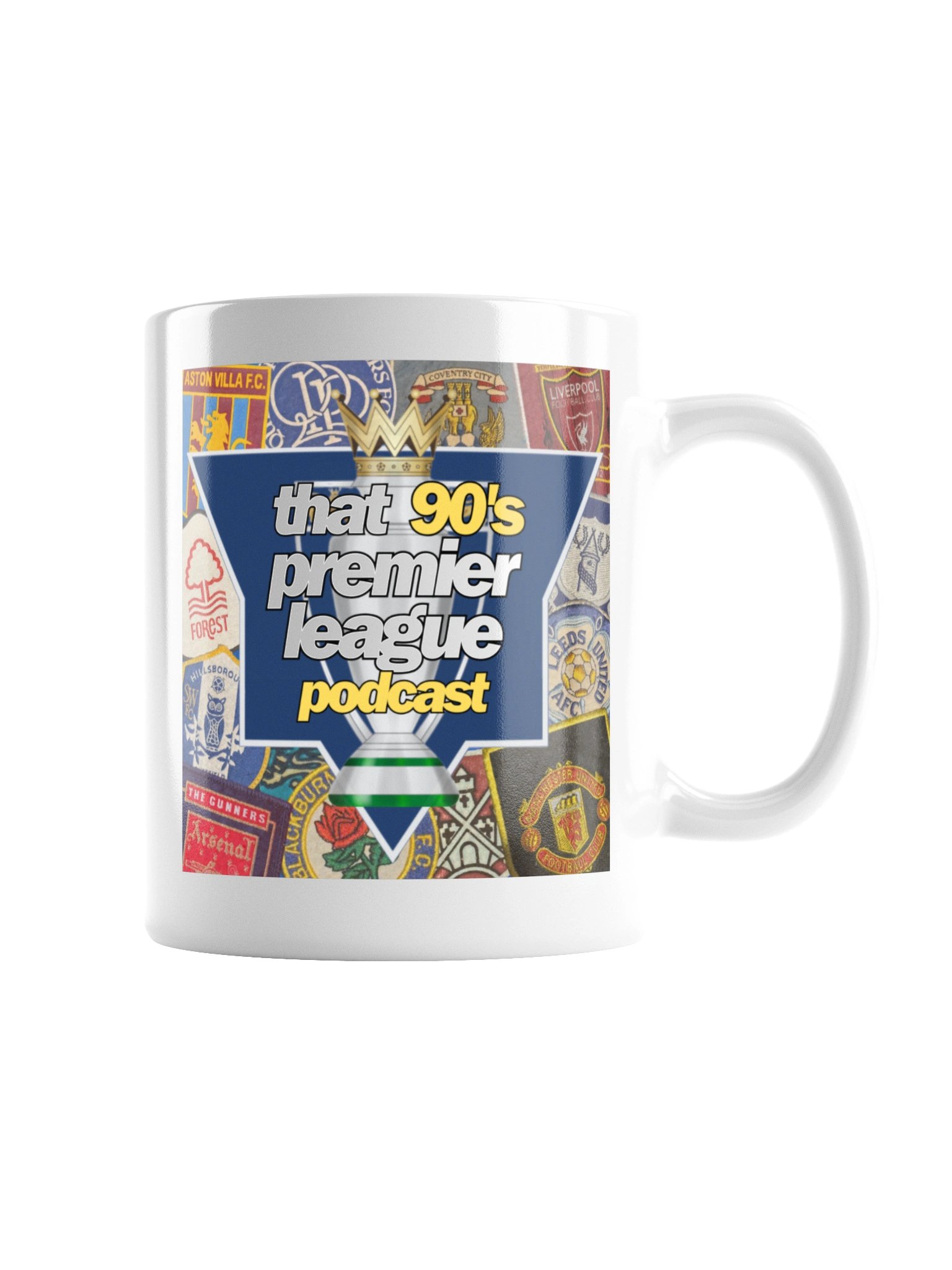 That 90’s Premier League Podcast Crest Mug product image (3)