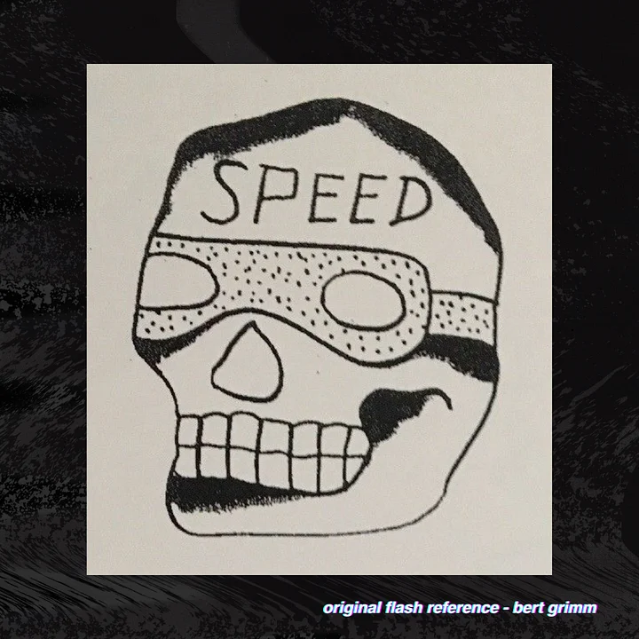 Bert Grimm 'Love' Speed Skull Pattern product image (2)
