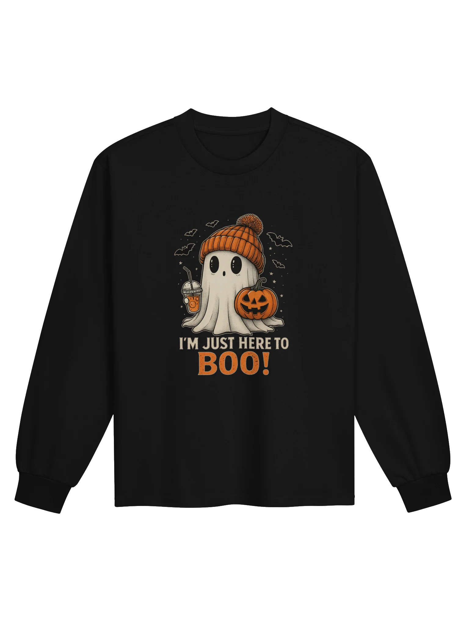 Cozy I’m Just Here to Boo! Tee product image (2)