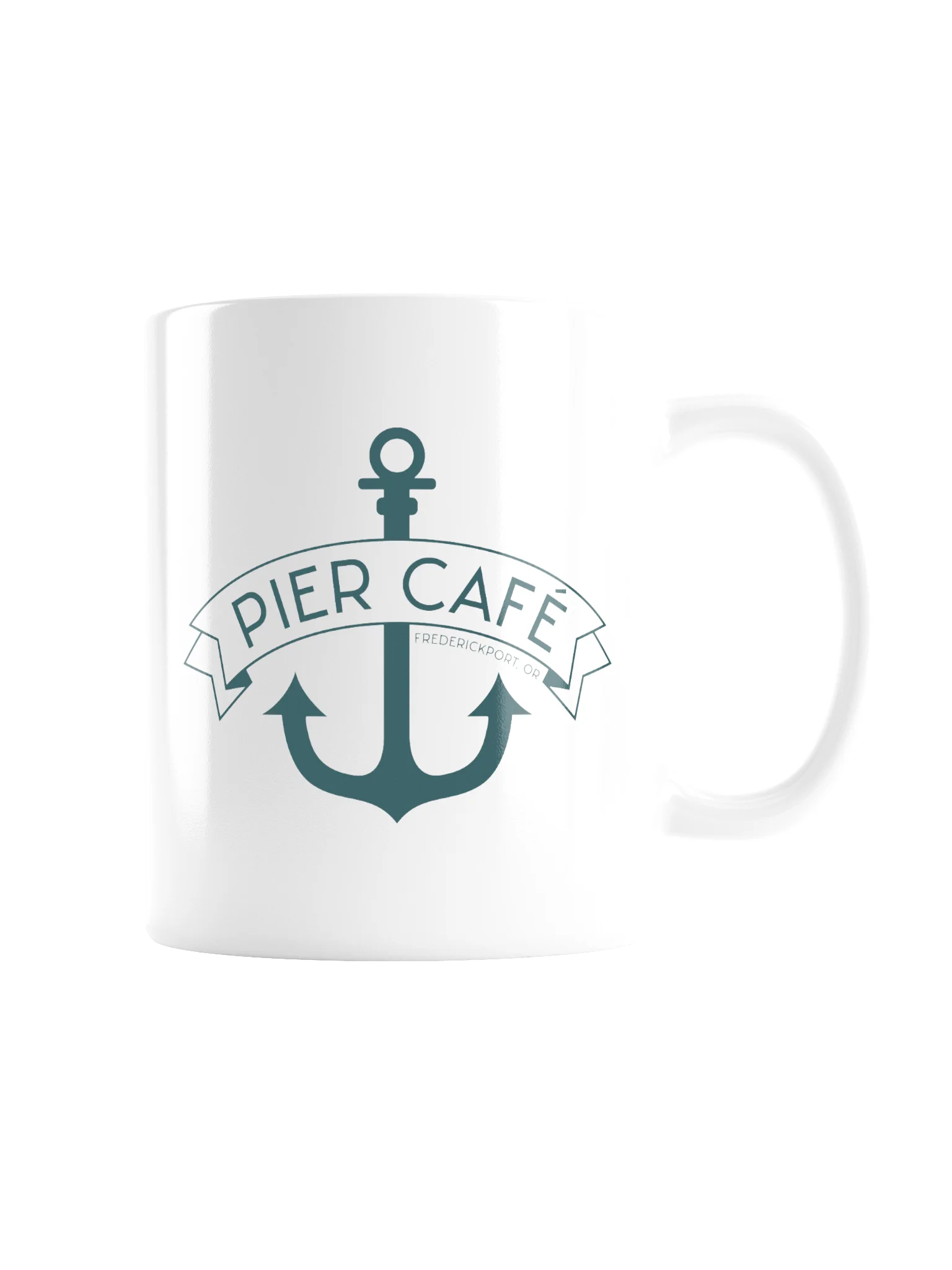 Pier Café Teal Coffee Mug product image (3)