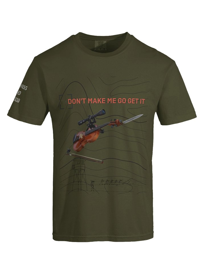 "Tactical Fiddle" Bluegrass Tee product image (1)