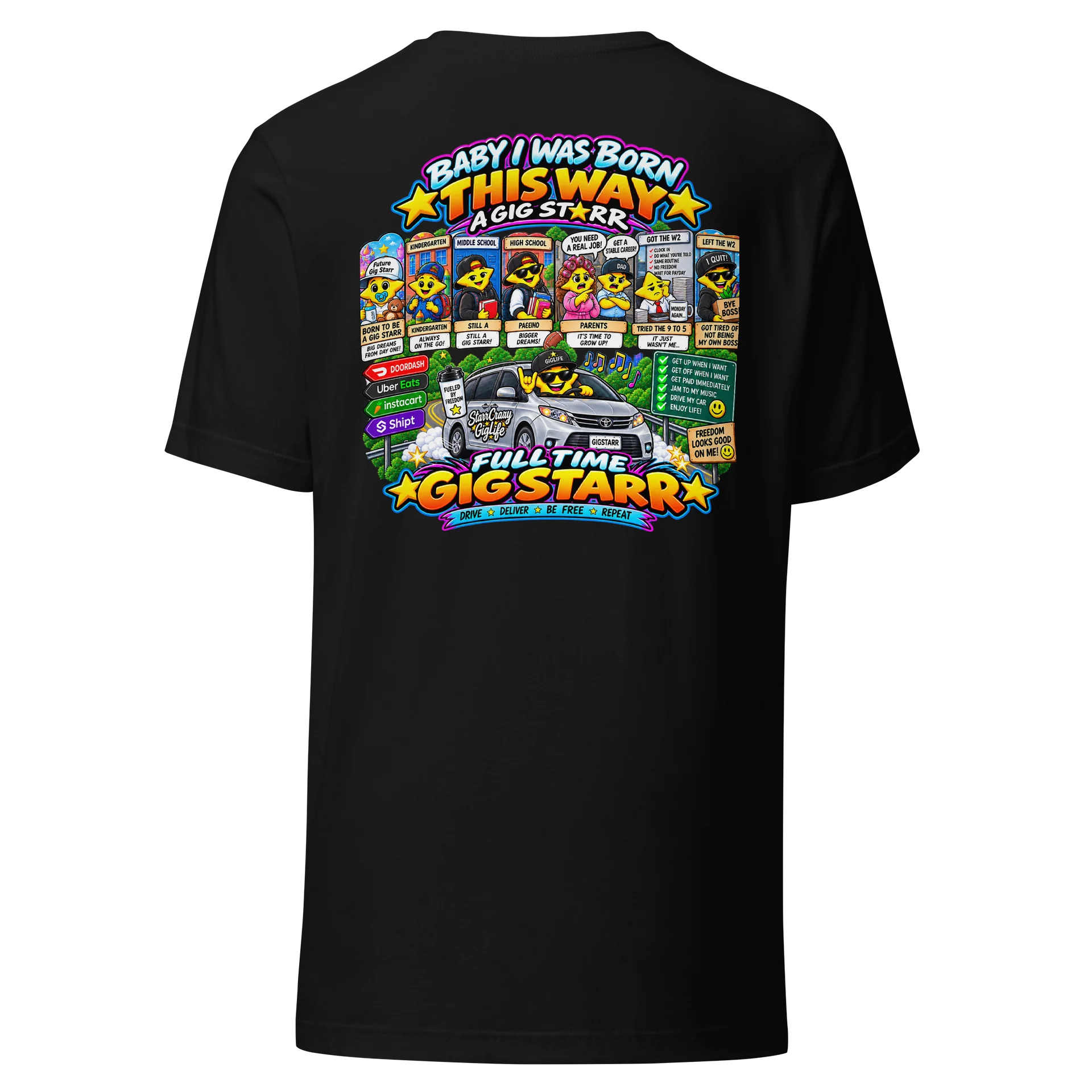 StarrCrazy GigLife – Born This Way Gig Starr Tee product image (5)