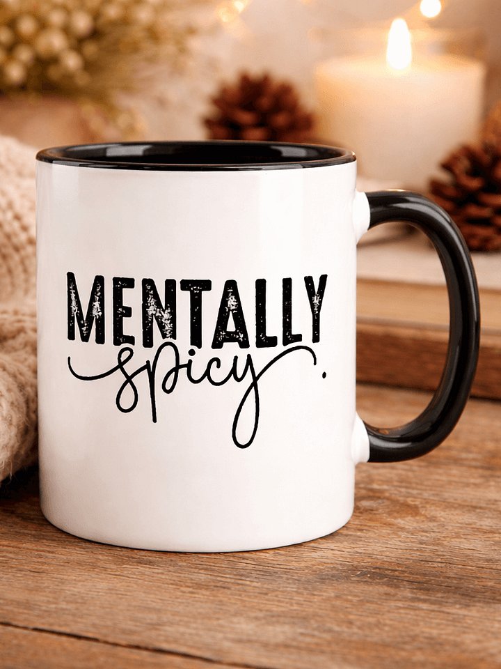 Mentally Spicy Ceramic Mug product image (1)
