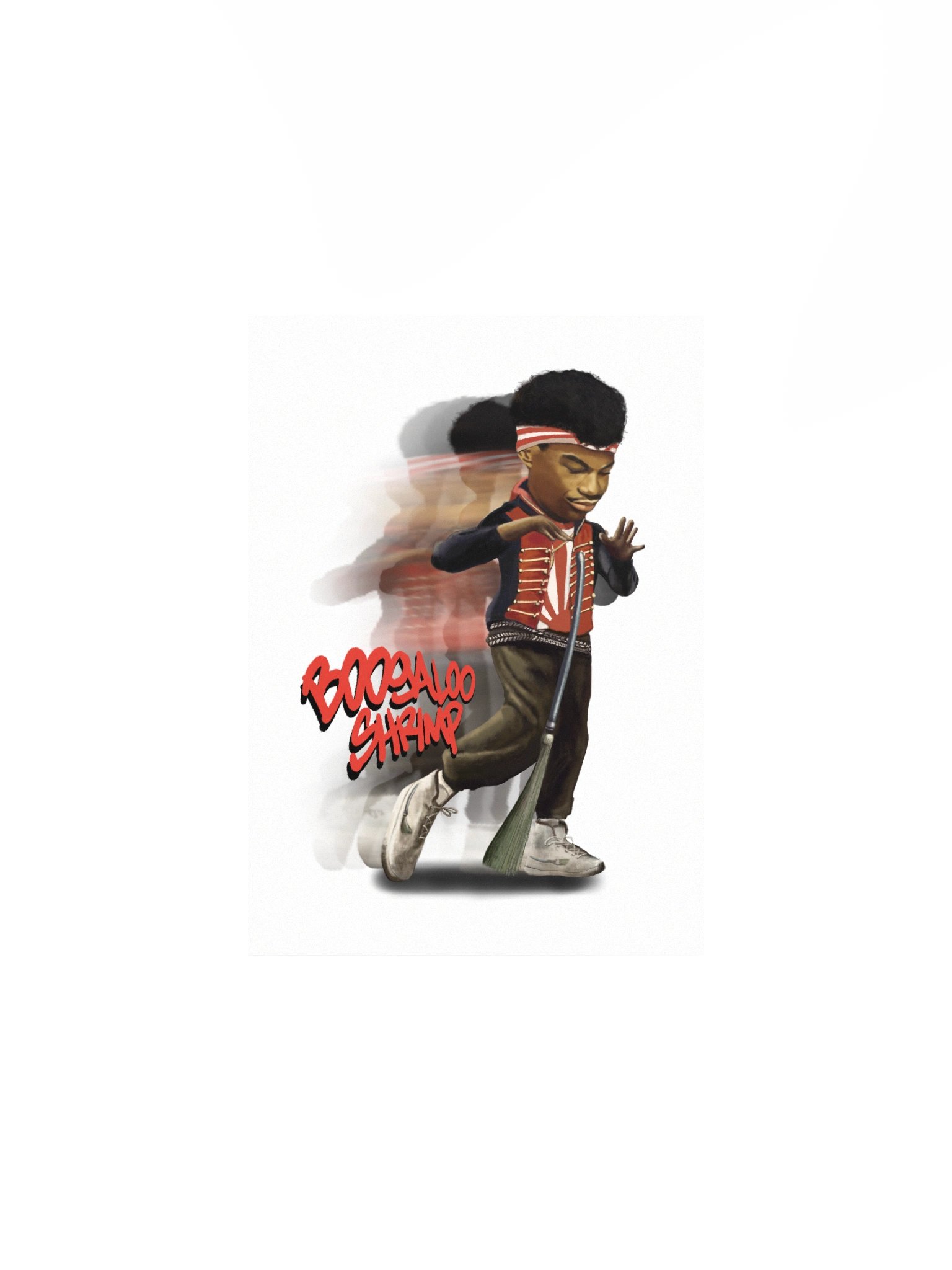 Michael "Boogaloo Shrimp" Chambers in Motion Print product image (1)