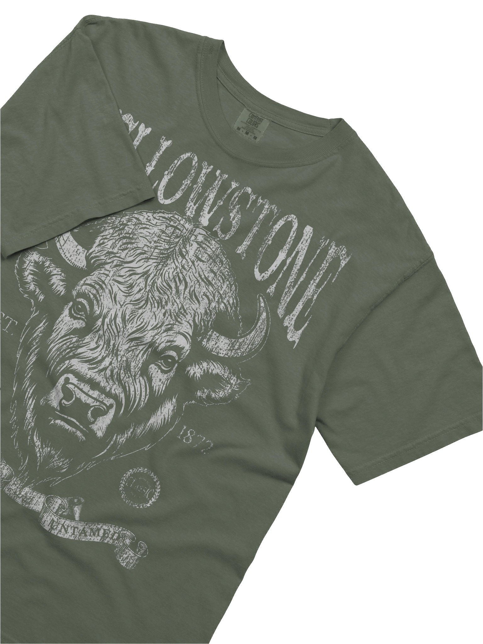 Yellowstone Shirt – Vintage Bison National Park Graphic Tee (Est. 1872) product image (5)