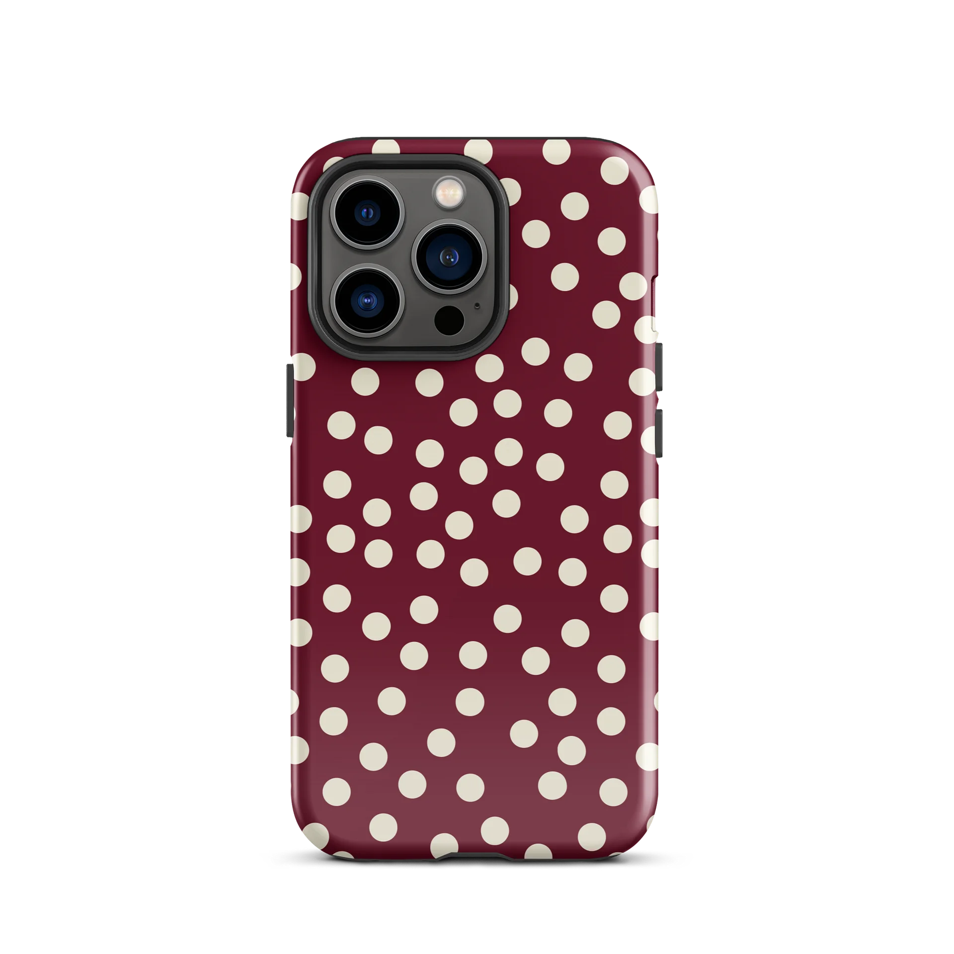 Scatter Dots Bordeaux iPhone Case product image (1)
