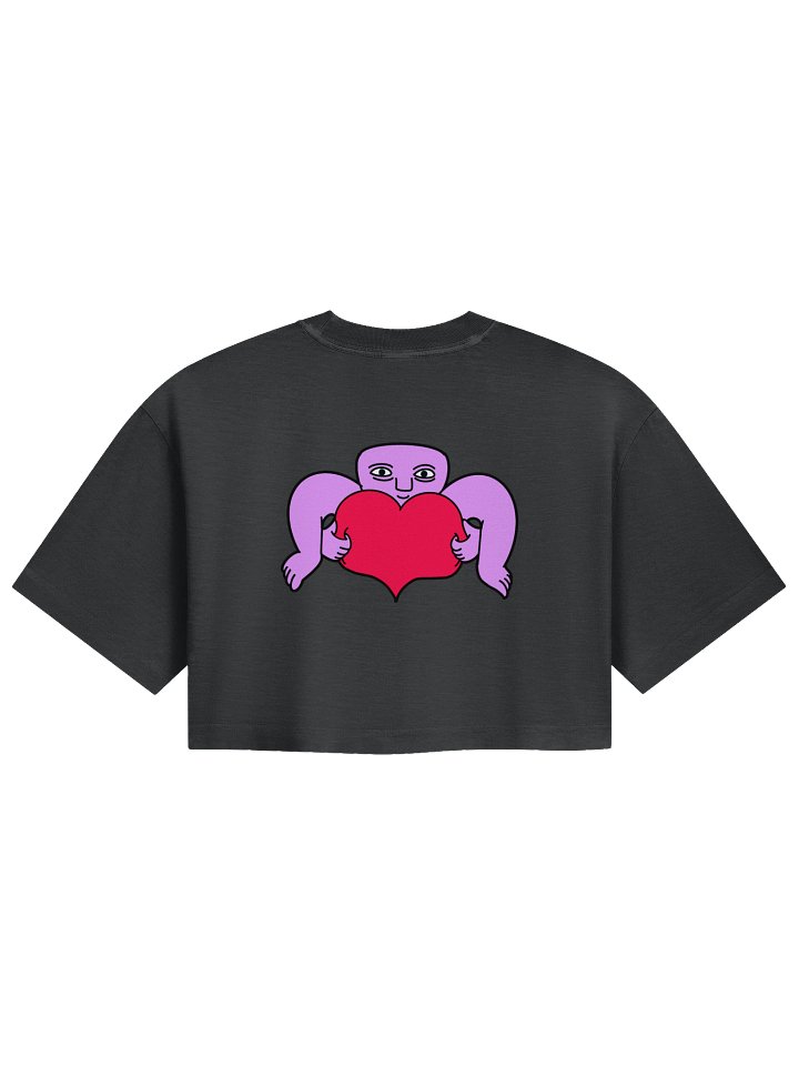 Sheela Claddagh Cropped Tee with Large Back Print product image (1)