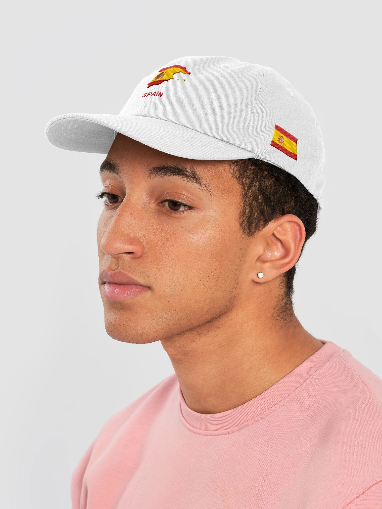 Spain 2026 World Cup Flag Dad Hat - Spain Soccer Fan Cap - Premium Embroidered Chino Cotton Twill product image (7)