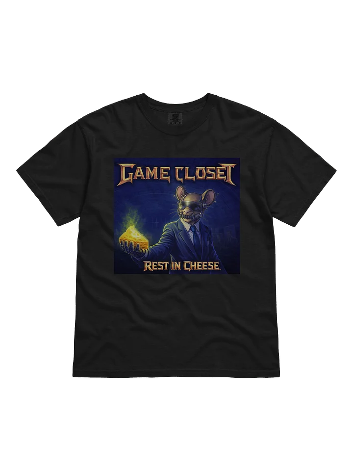 Rest In Cheese: Mic Cheesehead Tee product image (1)