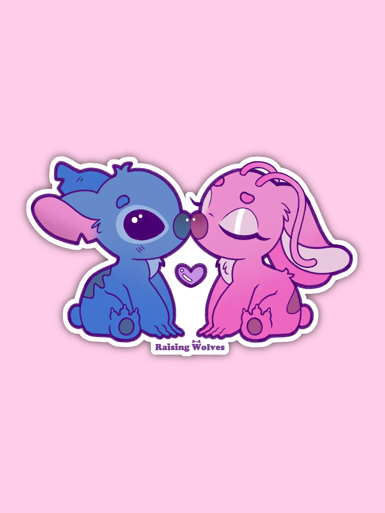 Stitch & Angel Sticker product image (1)