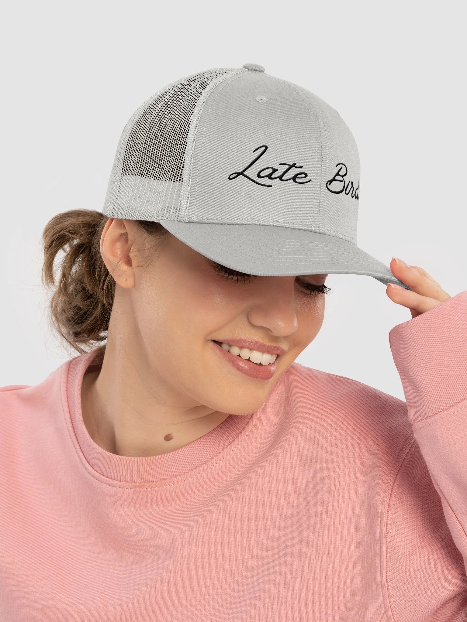Late Bird Trucker Hat product image (5)