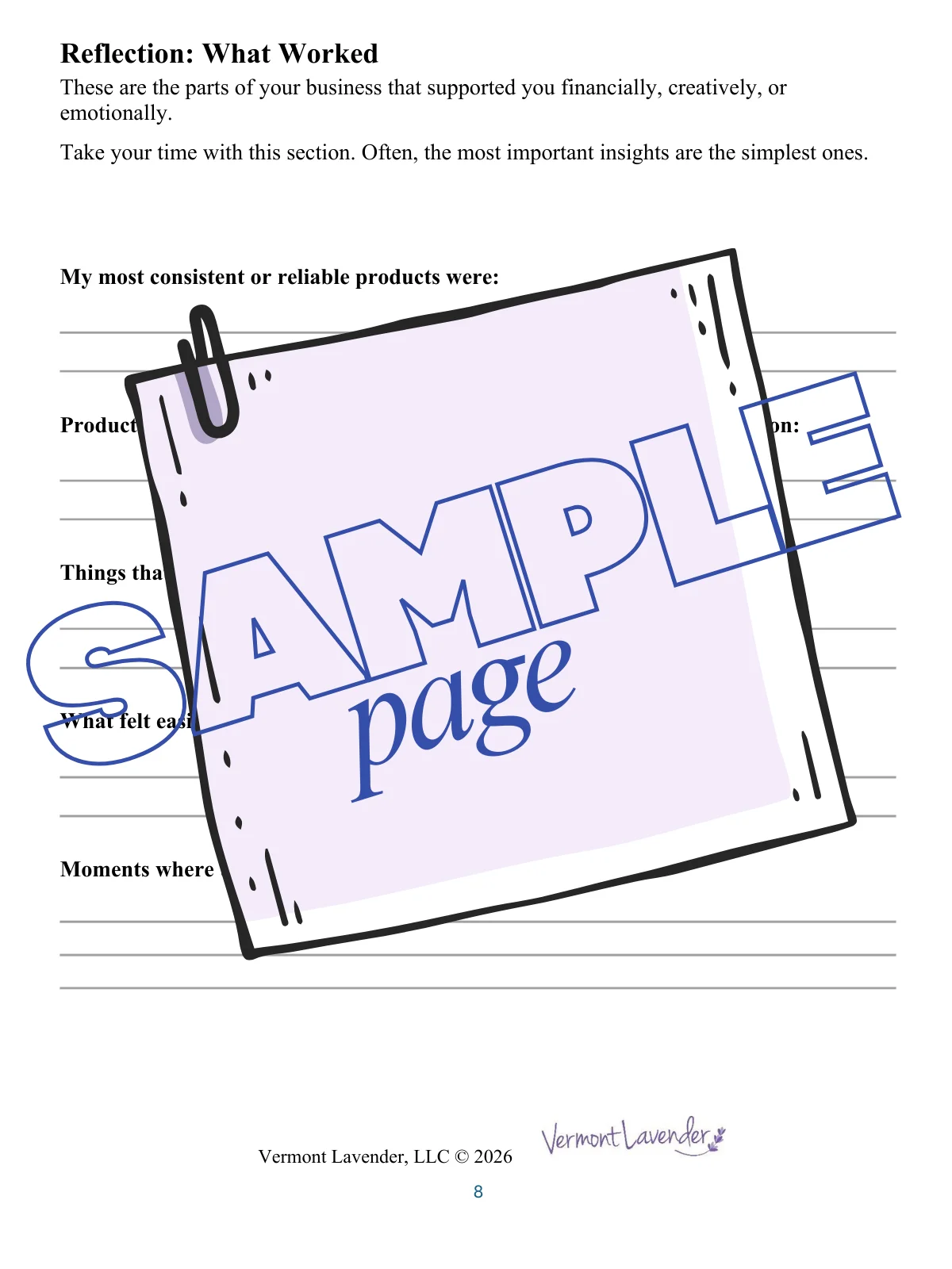 Yearly Maker's Planner product image (5)