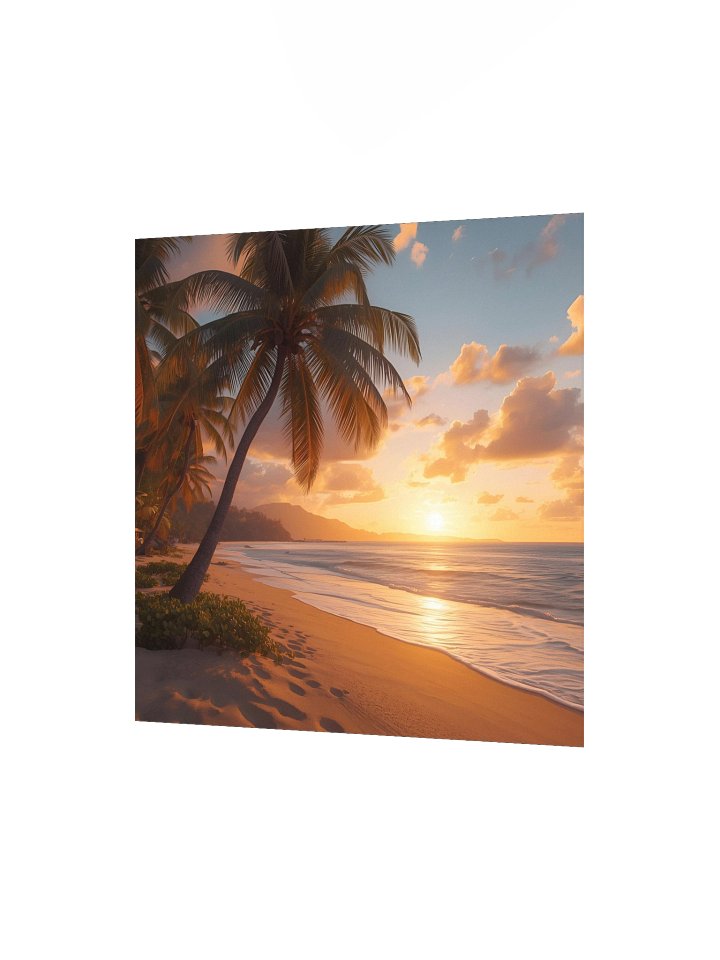 Tropical Sunset Paradise Poster product image (9)