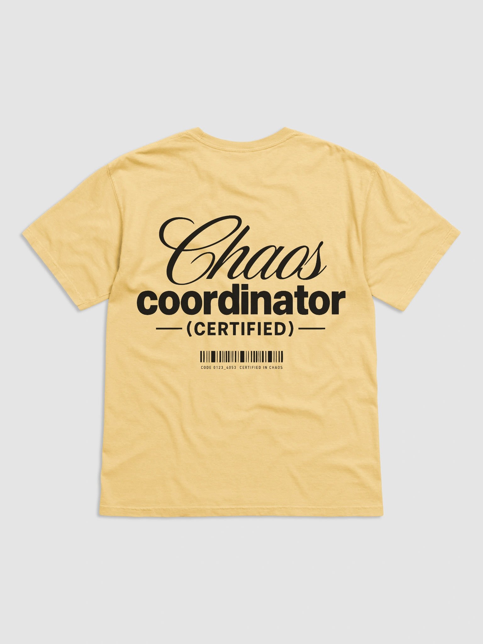 Team T-Shirt - Chaos (Yellow) product image (1)