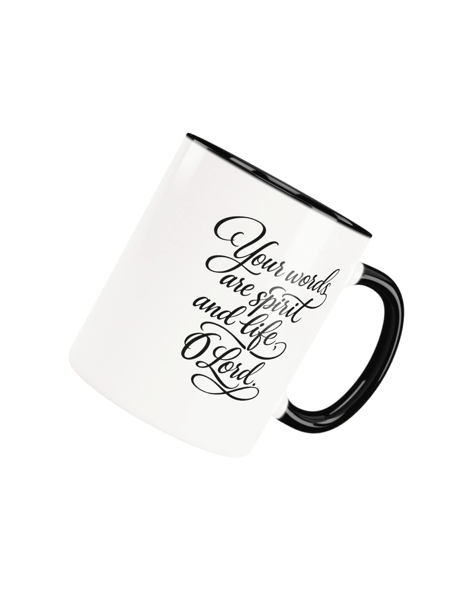 Your Words Are Spirit and Life O Lord Christian Coffee Mug | Bible Verse Scripture Gift | Faith Mug | Kingdom Life Co. product image (5)