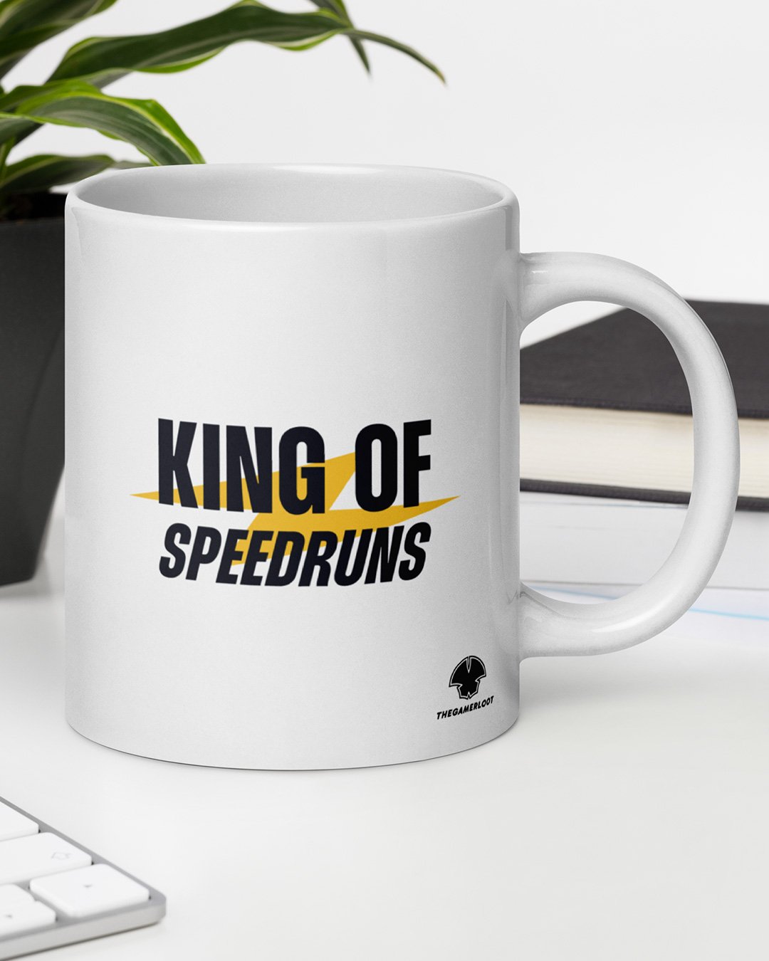 King of Speedruns - White Glossy Mug. Double Side product image (13)