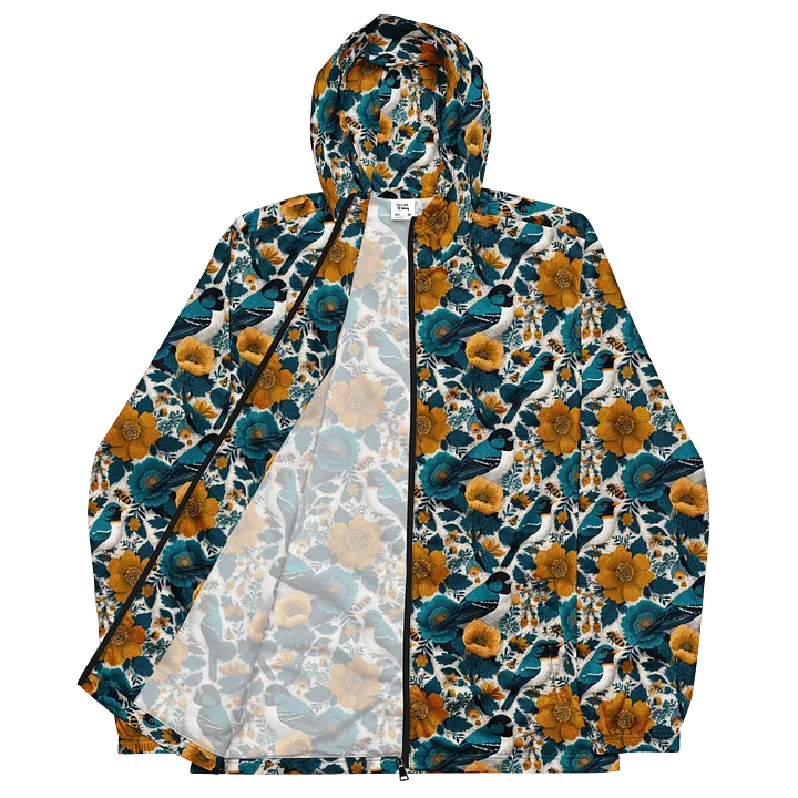 Spring Florals Wanderlust Linocut Windbreaker product image (2)