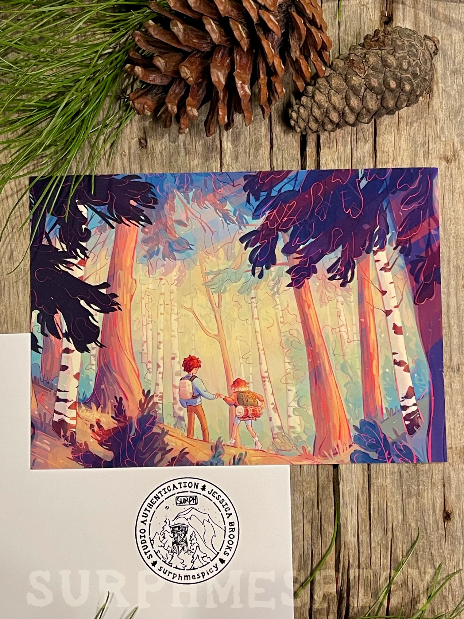 Exploring - 5x7 Print product image (1)