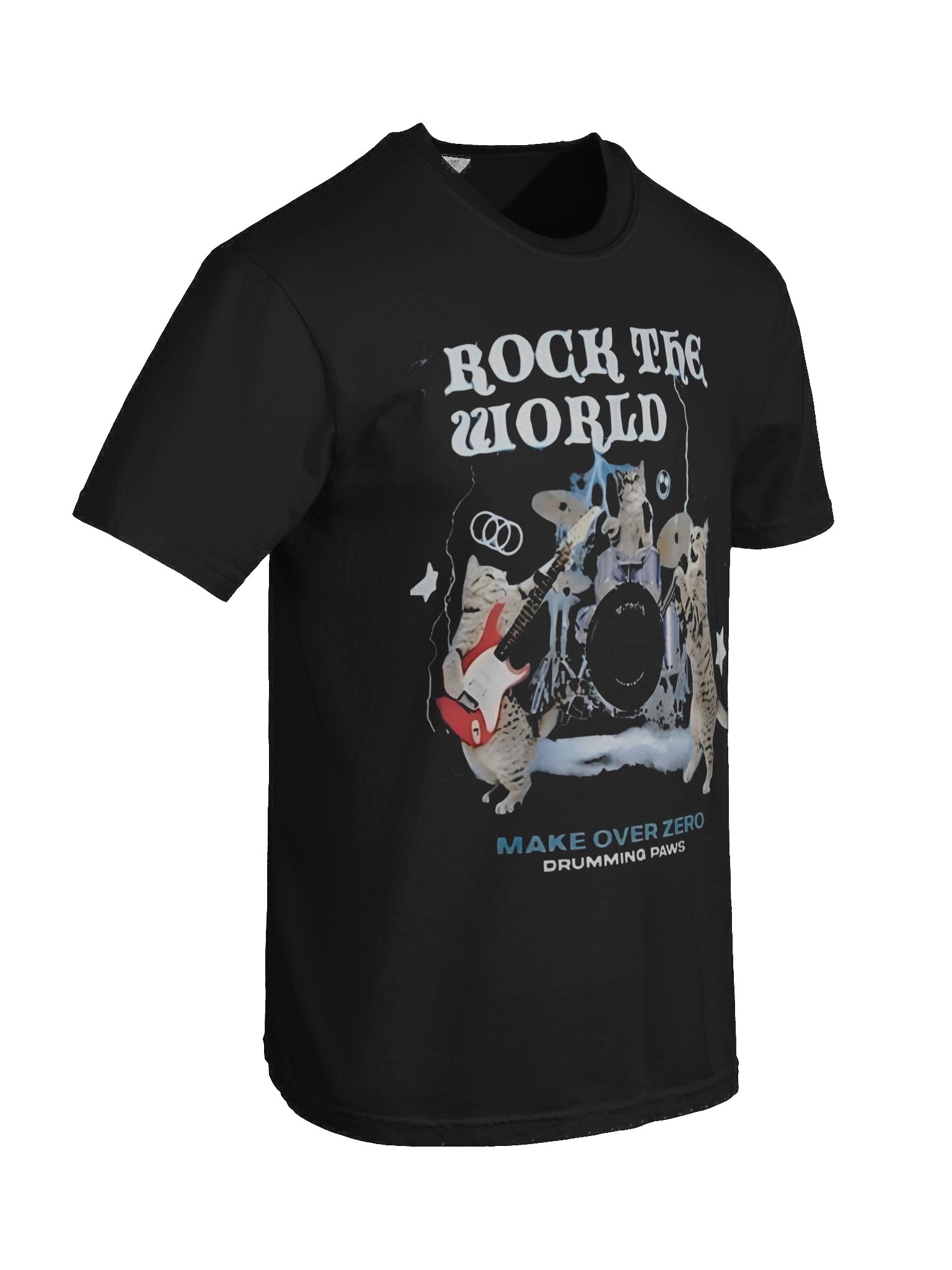 Rock Cat Digital Oversized Fit Short Sleeve T-Shirt product image (5)
