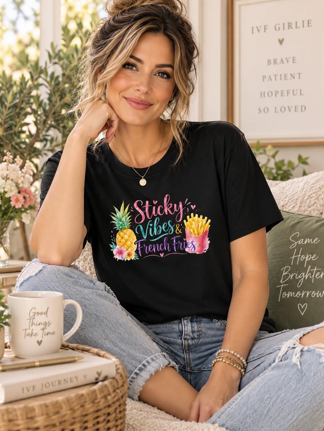 Sticky Vibes & French Fries IVF T-Shirt product image (1)
