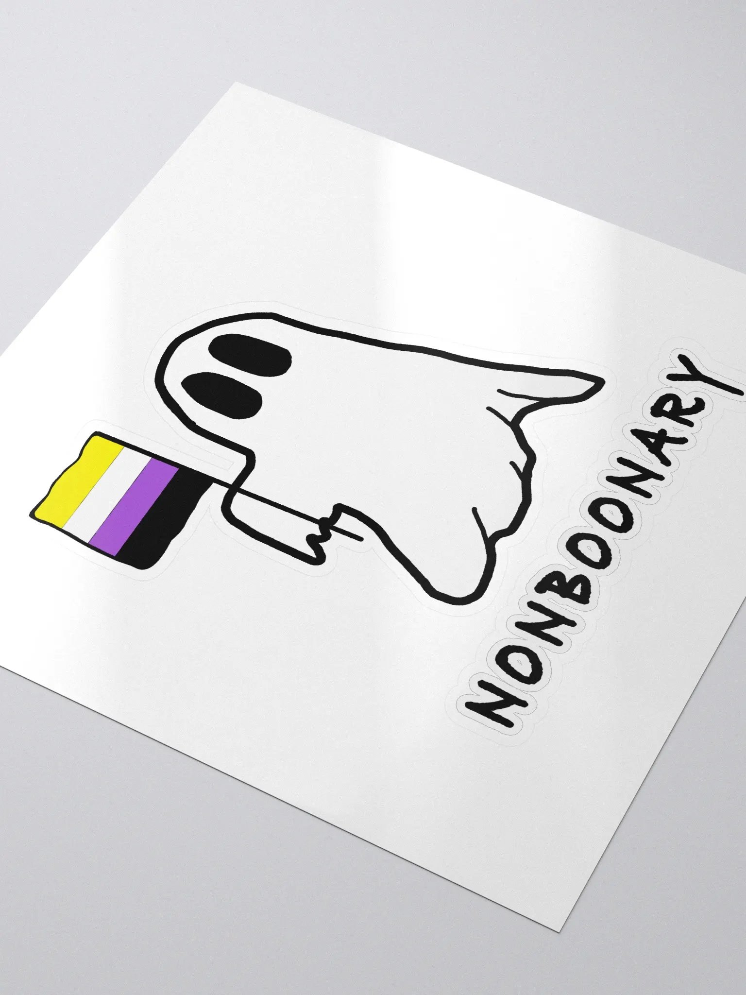 nonBOOnary Sticker product image (3)