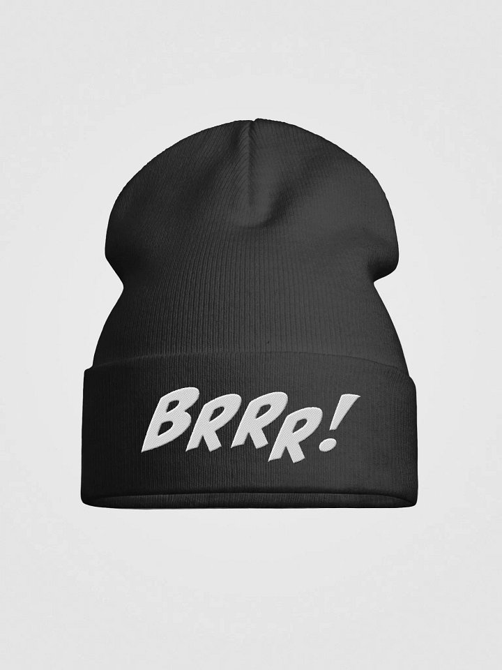 BRRR! Embroidered Unisex Cuffed Beanie product image (1)