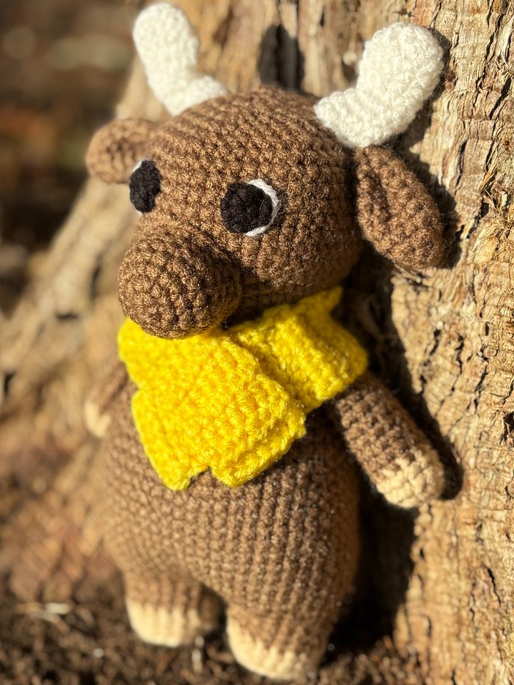 Miles Moose Handmade Toy product image (1)