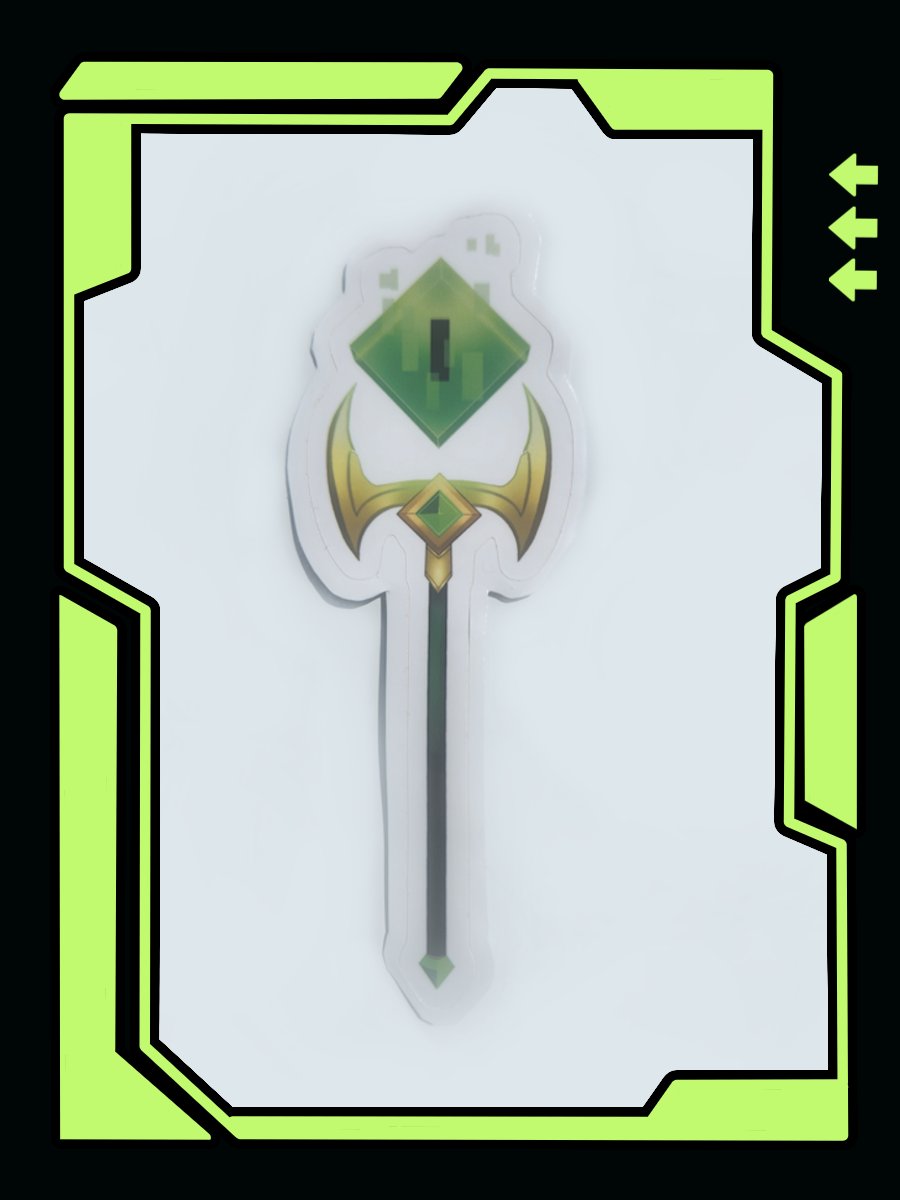 Tiny Evil Staff Sticker product image (1)