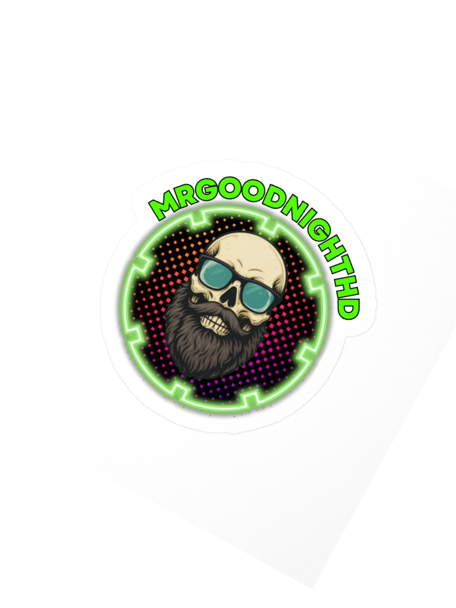 Official MRGOODNIGHTHD Skull Logo Vinyl Sticker / Decal product image (6)