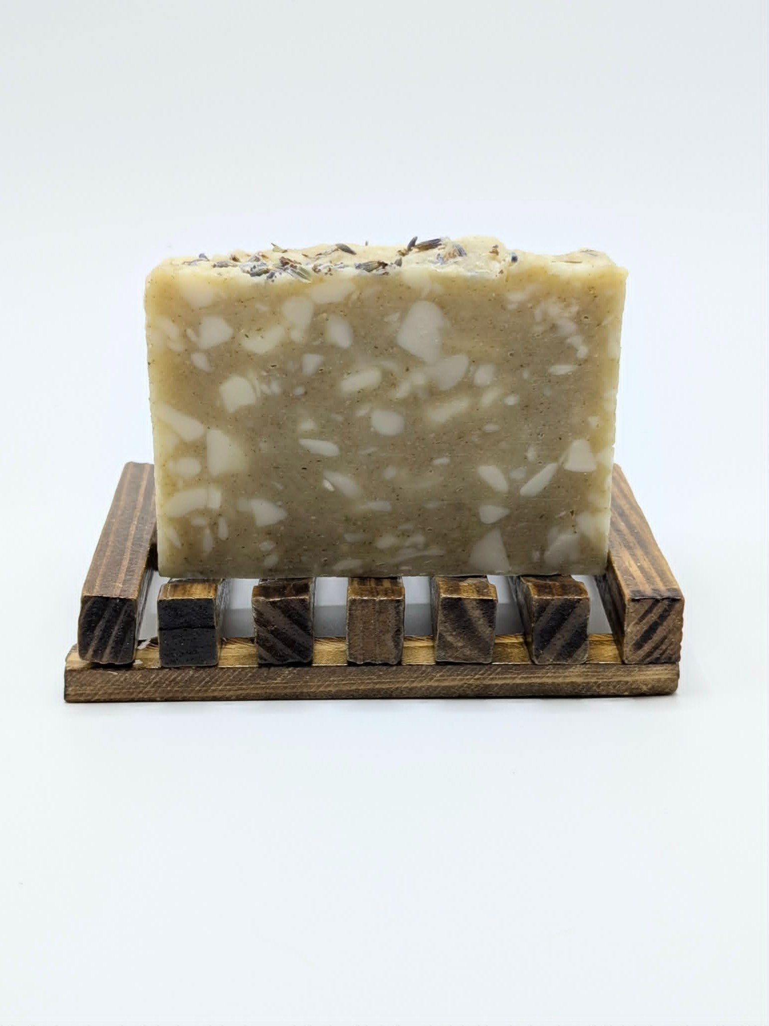 🧼 Handcrafted Soap & Wooden Soap Rest Set product image (1)