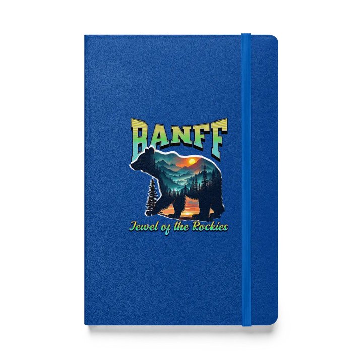Banff Jewel Of The Rockies Bear Wilderness Hardcover Notebook product image (1)