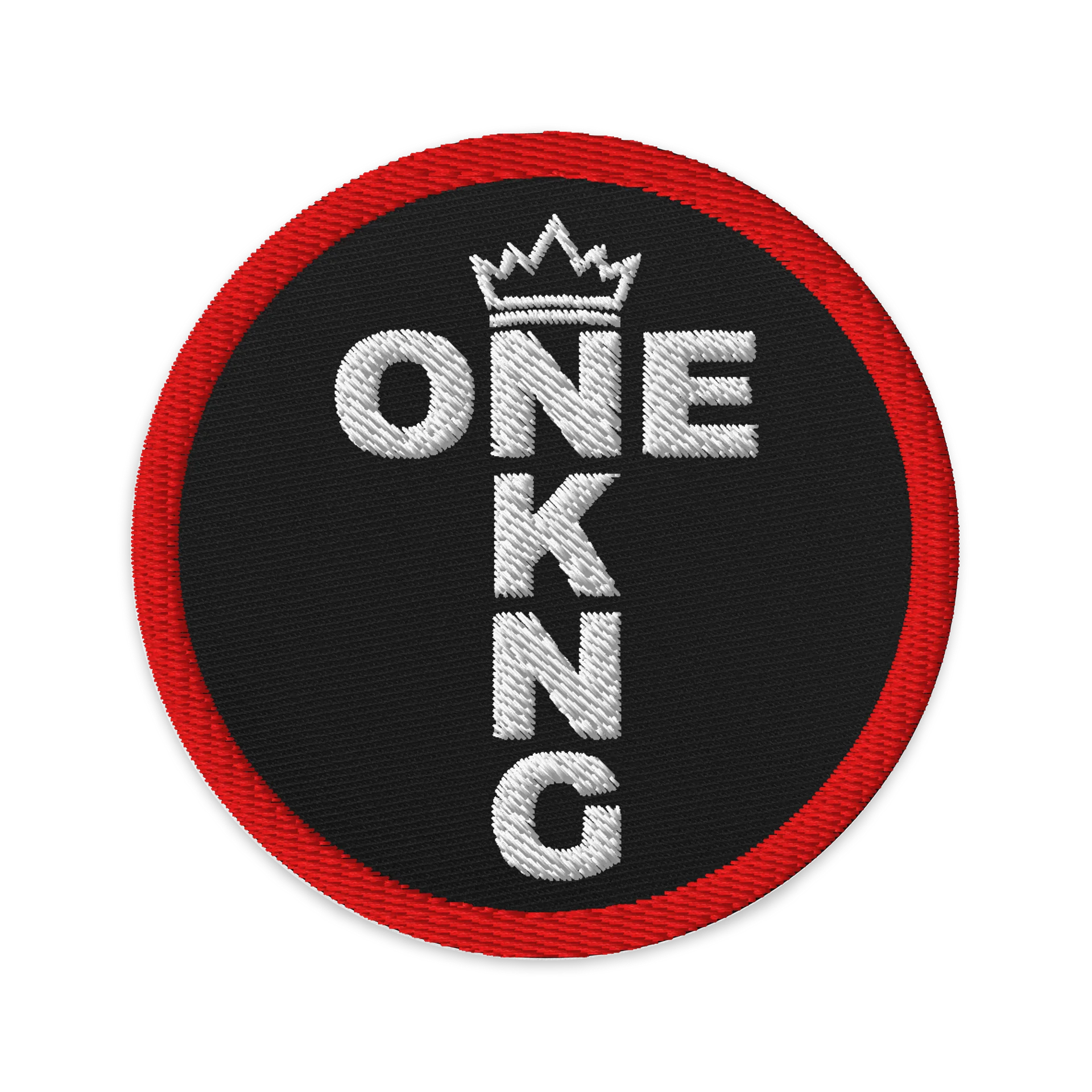 ONE KING Royal Cross Logo Embroidered Patch product image (1)