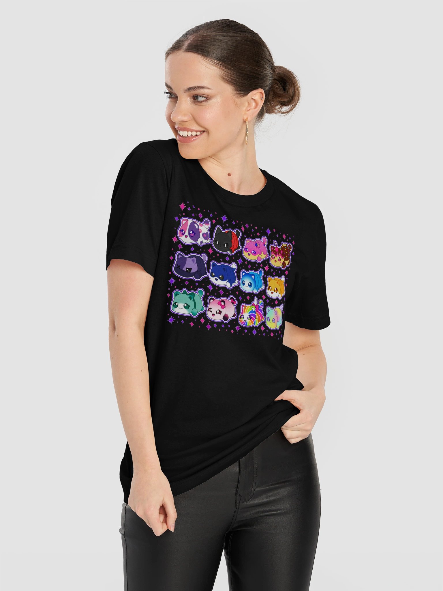 Cosmic Sparkle MeeMeows Graphic Tee product image (11)