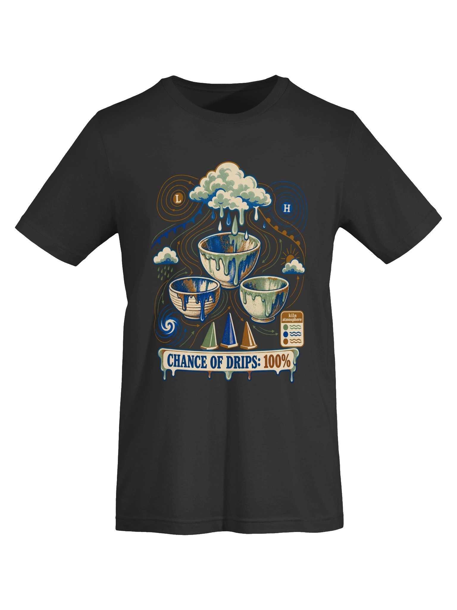 Glaze Forecast Pottery & Ceramics T-Shirt product image (14)