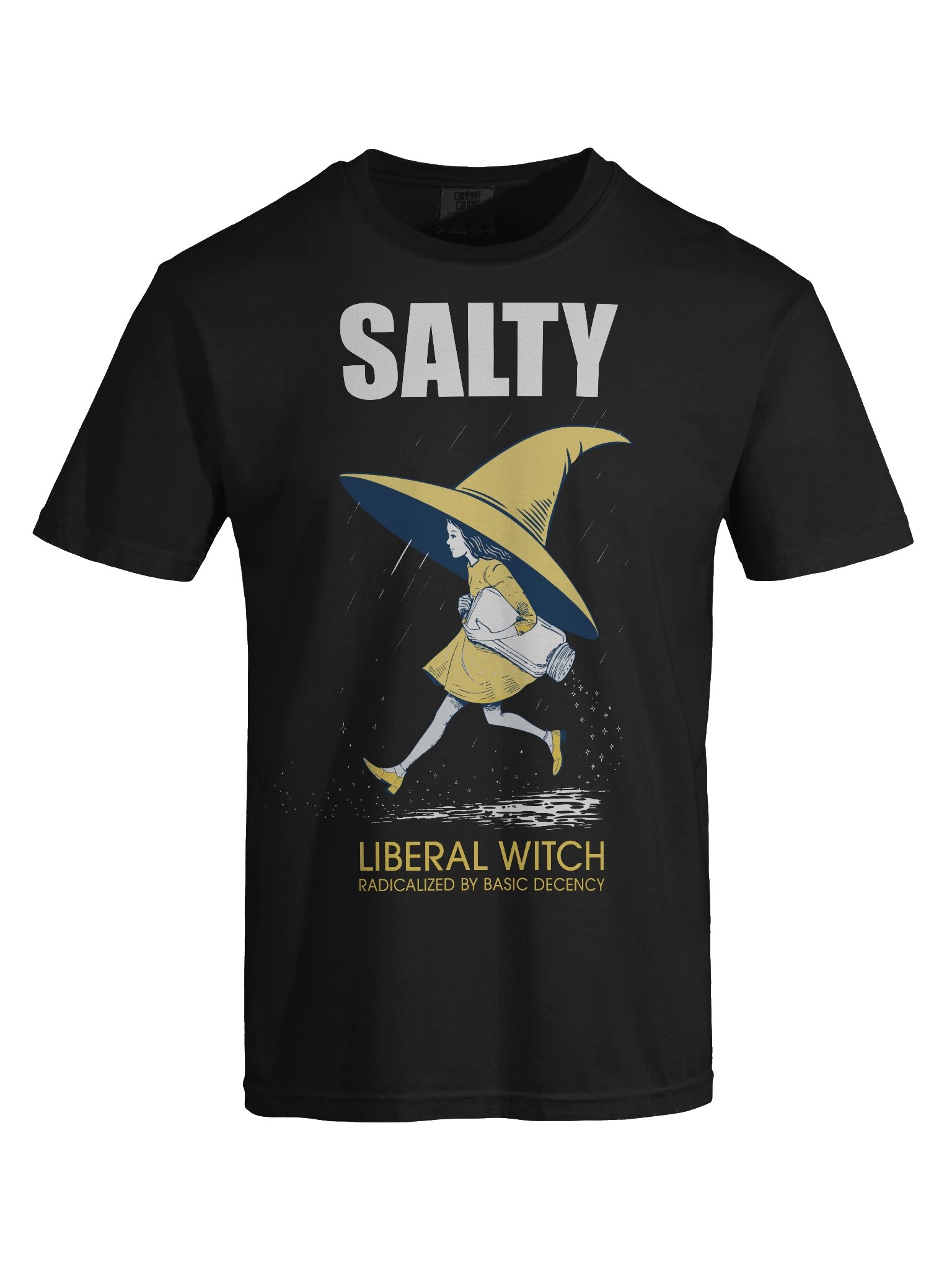 Radicalized By Basic Decency Shirt, Anti Trump Salty Witch T-Shirt, Liberal Witch Parody Shirt product image (19)
