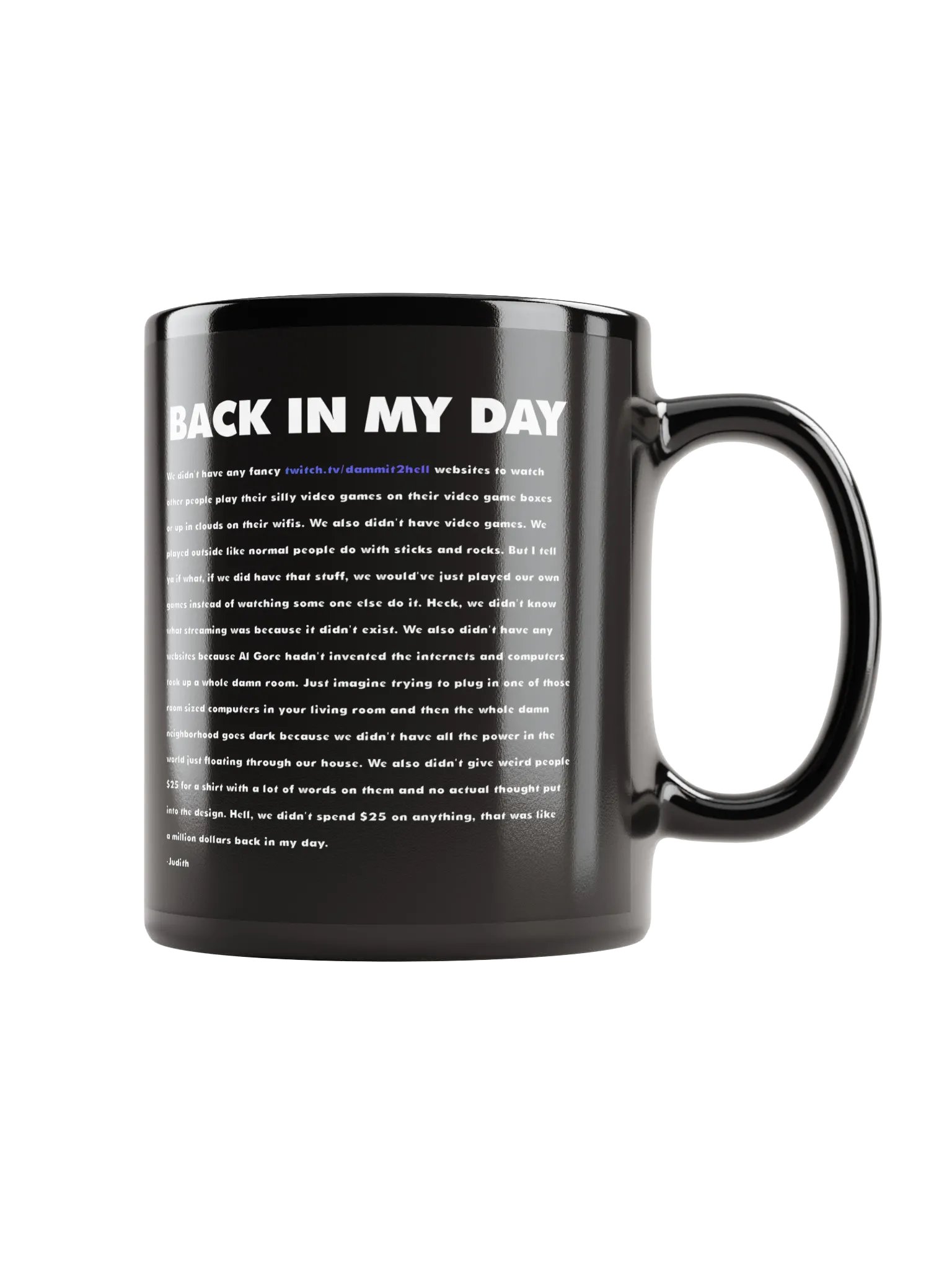 Back In My Day Mug (11oz or 15oz) product image (2)