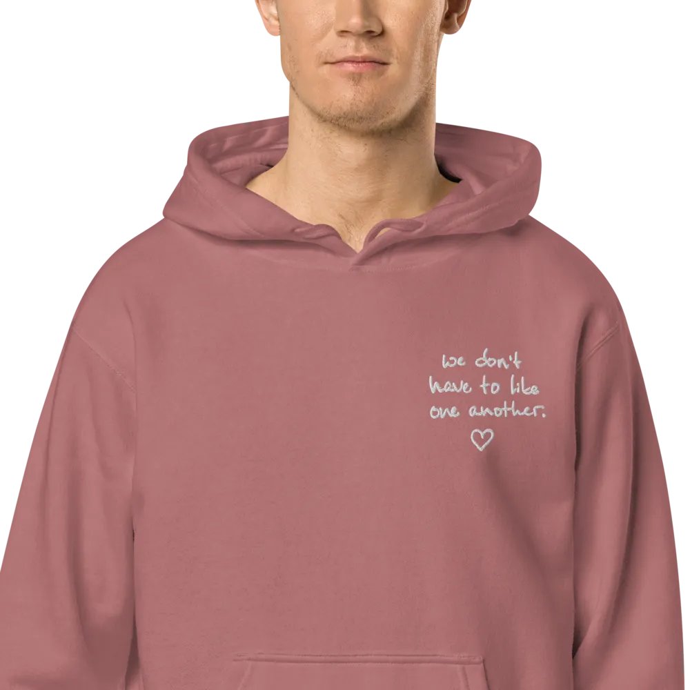 ONE ANOTHER (L.C.) embroidered pigment hoodie product image (1)