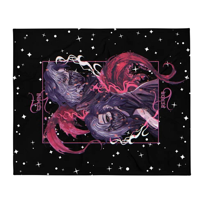 Gemini Twins Tarot Blanket product image (1)
