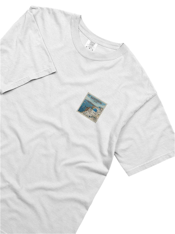 Vintage Santorini, Greece Travel Stamp Comfort Colors T-Shirt product image (2)