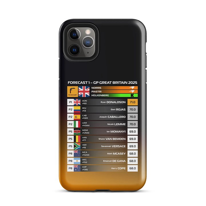 GP Great Britain 2025 iPhone Case product image (2)
