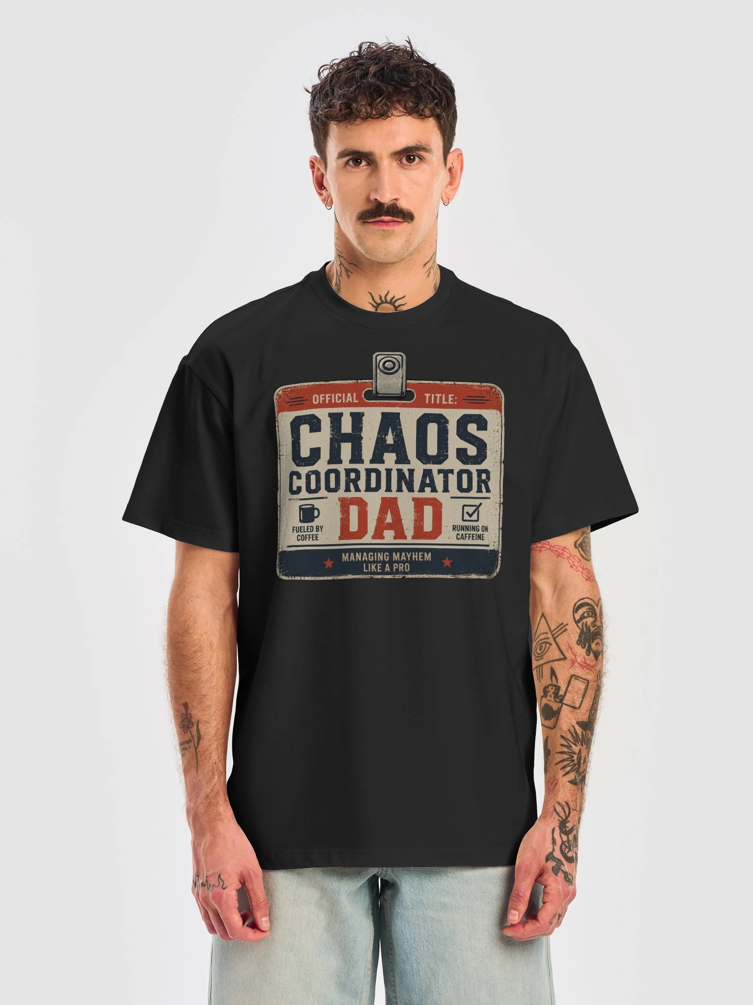 Funny First Father's Day 2026 Gift | Chaos Coordinator Dad T-Shirt product image (1)
