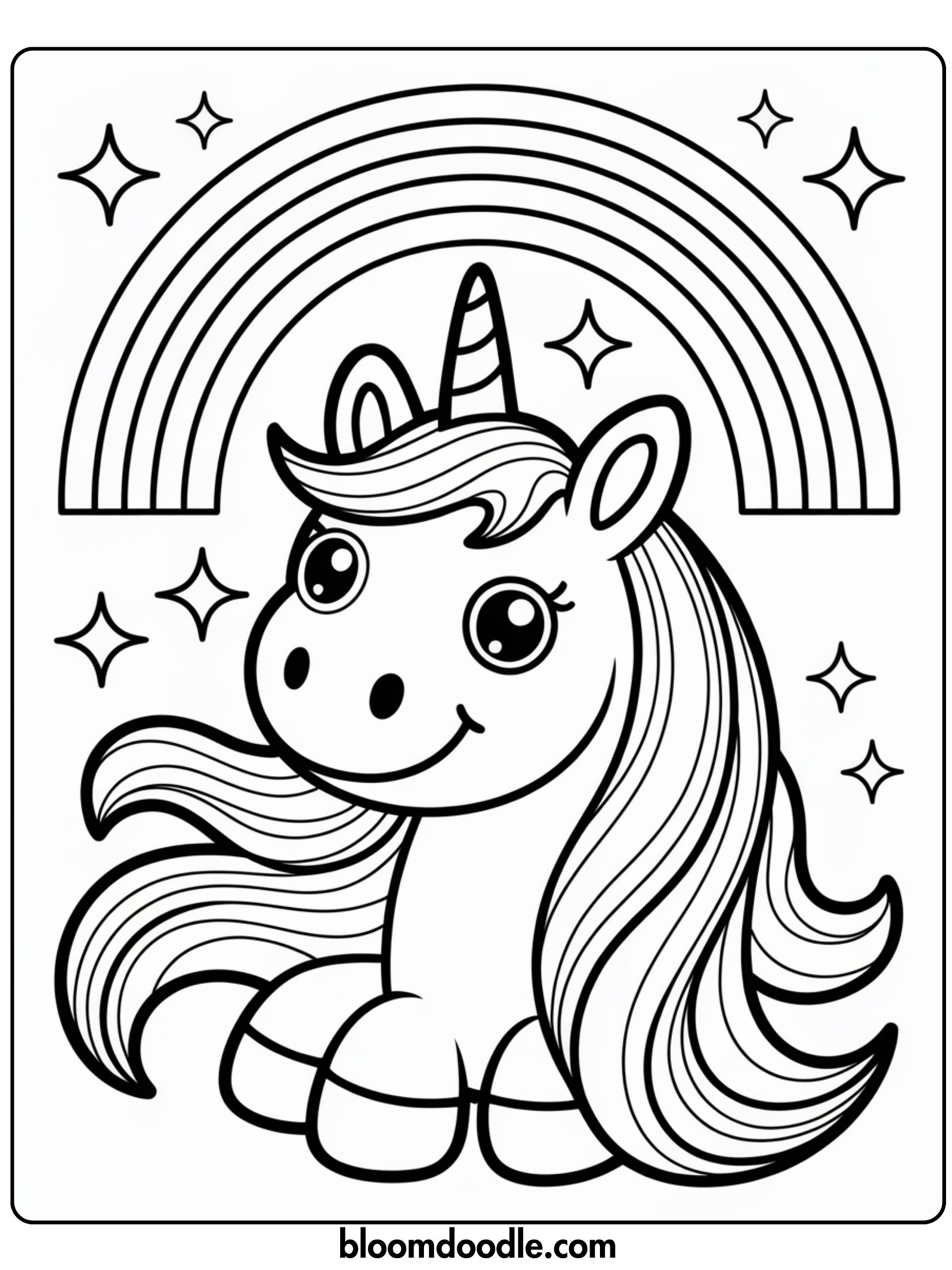 Unicorn Dreams Coloring Book product image (4)