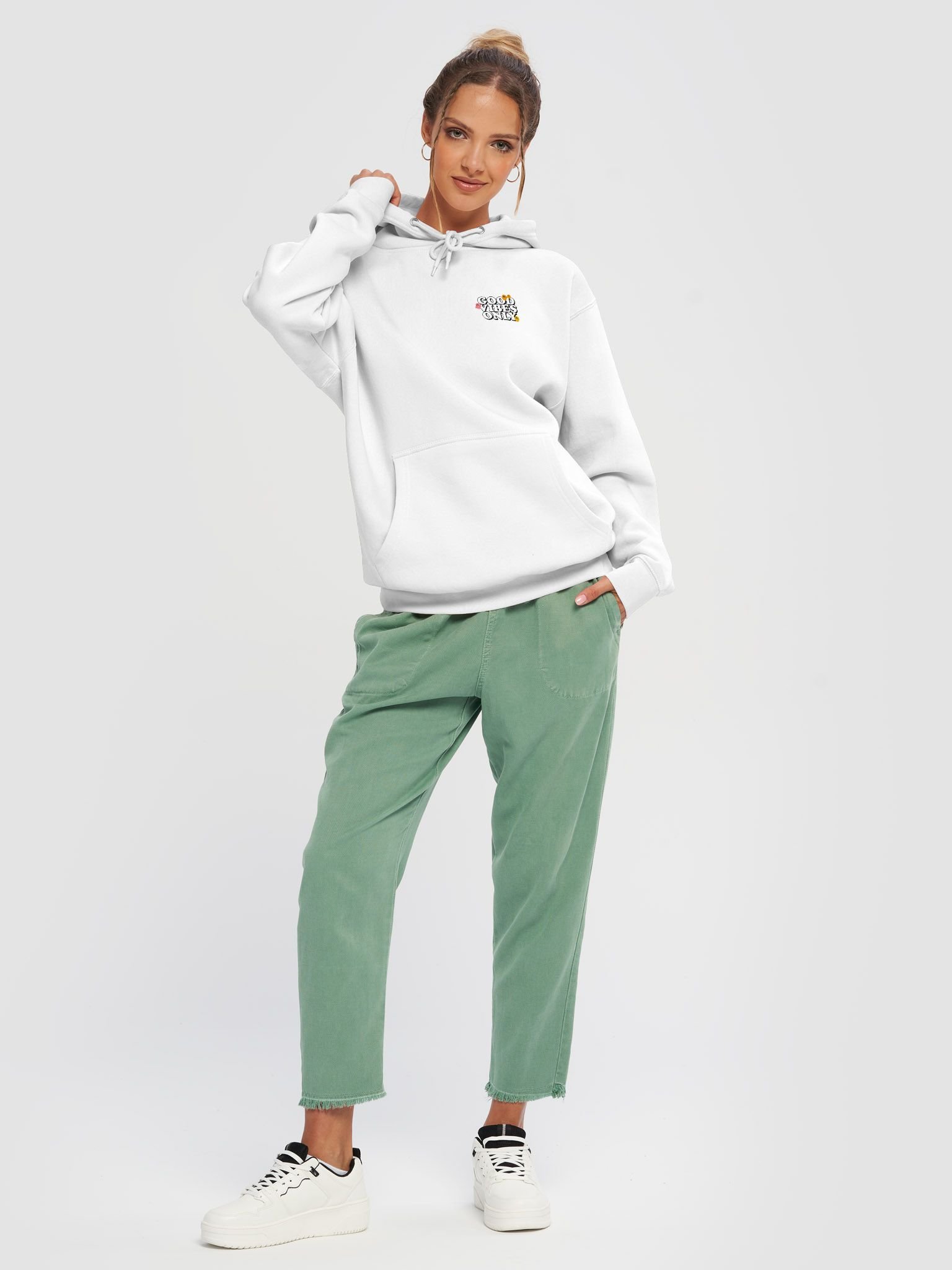Alpine Aura Hoodie – Polar White Edition product image (5)