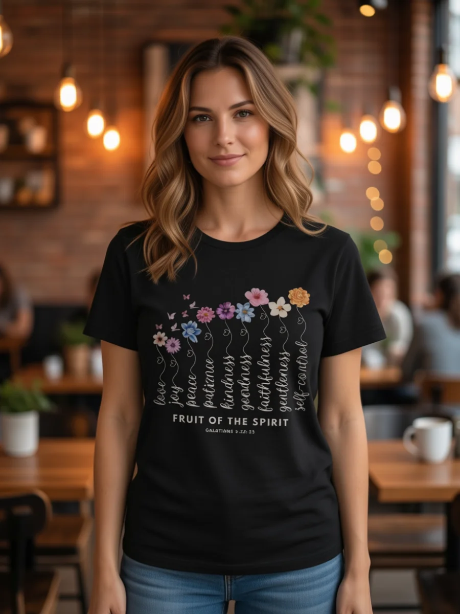 Fruit of the Spirit Bella + Canvas Christian T-Shirt product image (5)