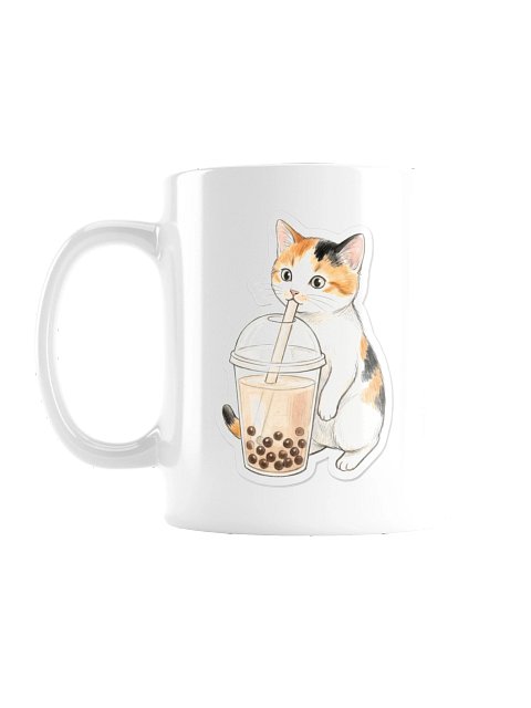 Boba Calico Mug