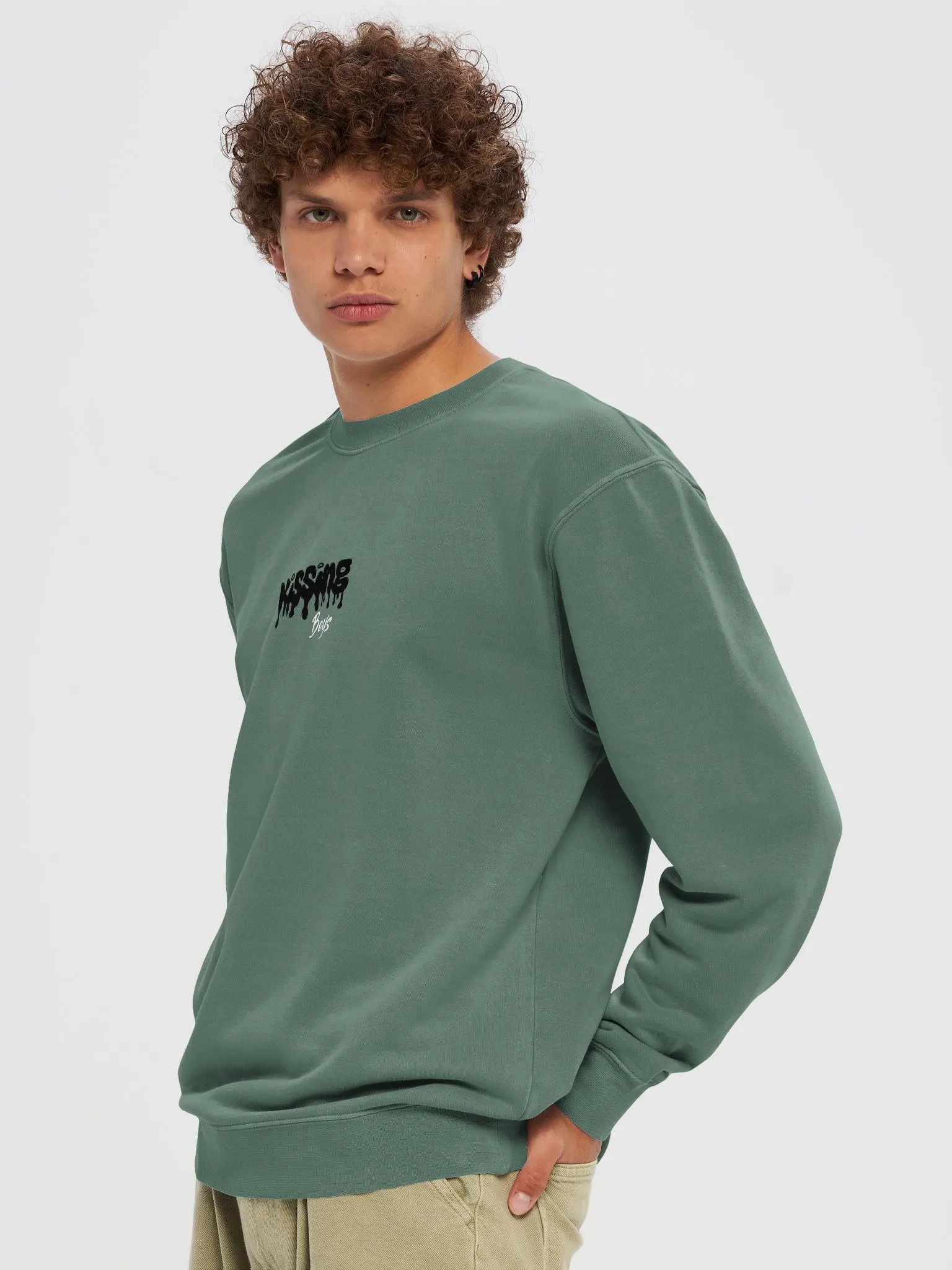💋 Vintage Vibes: Kissing Boys Ring-Grid Sweatshirt 💋 product image (35)